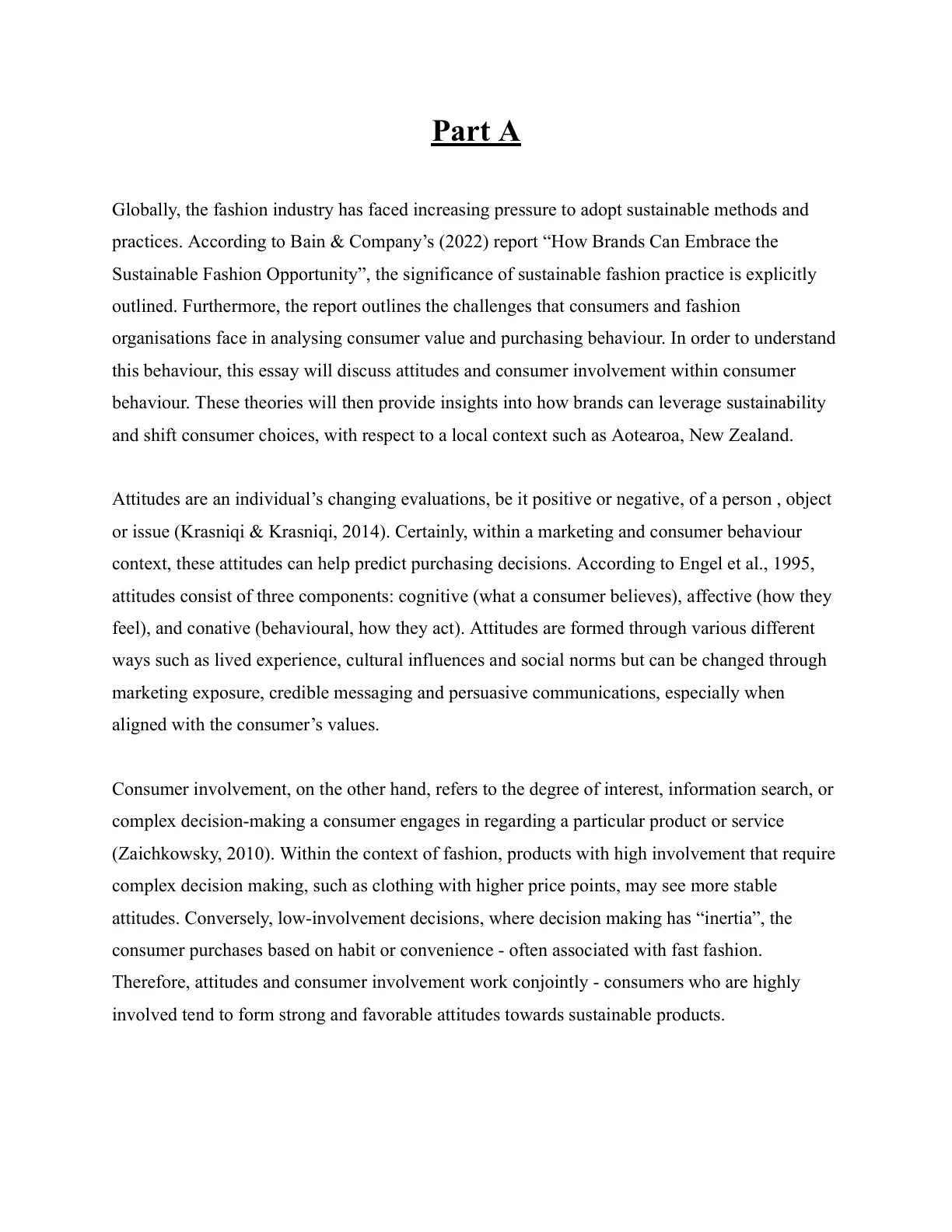 Analysis page
