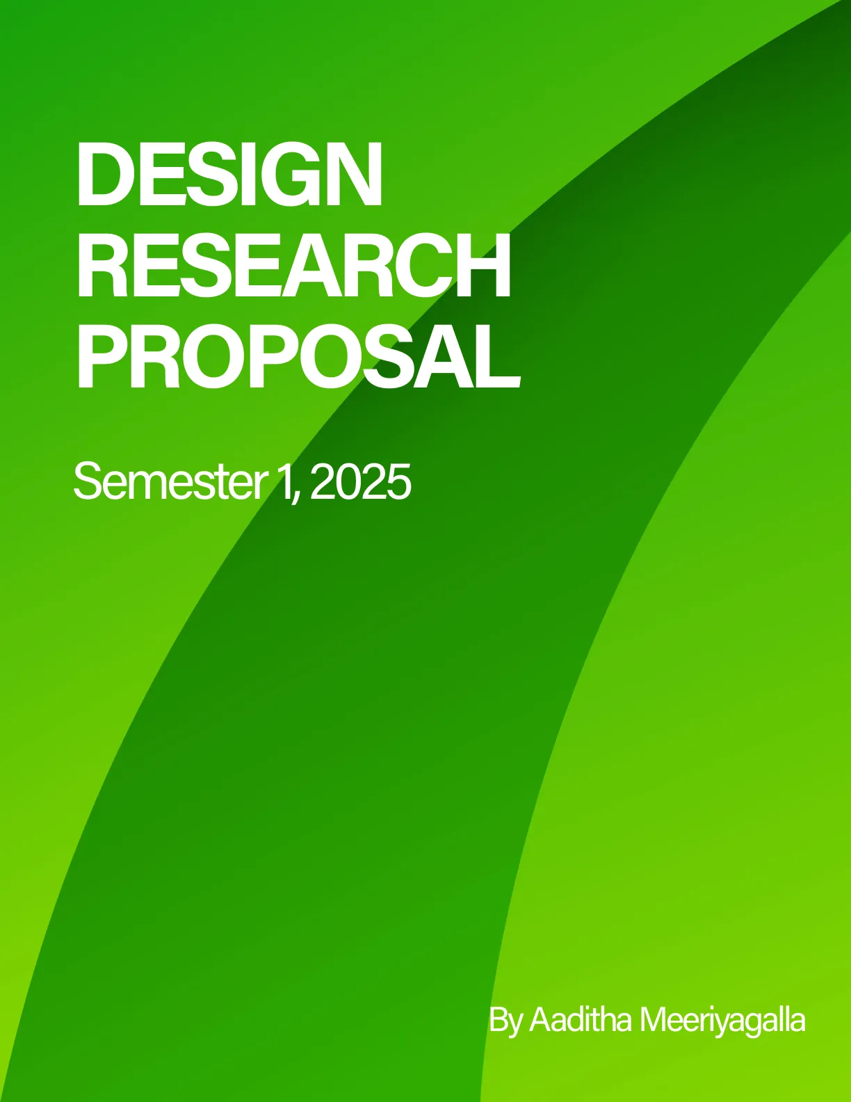 Proposal page